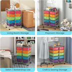 Giantex 10 Drawers Rolling Cart, Classroom Organizers, Storage Cart - Image 8