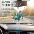 Devory Sea Turtle Gifts for Women, 4 Inch Acrylic Turtle Suncatcher for Windows - Image 8