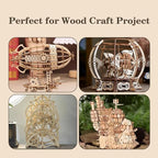 Balsa Wood Sheet, 24 Pack Plywood Sheets, Basswood Sheets 12X12X1/16 Inch - Image 3