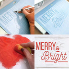 Easy Cut Stencil Sheet Set of 24-12”x12” Acetate Mylar - Image 5