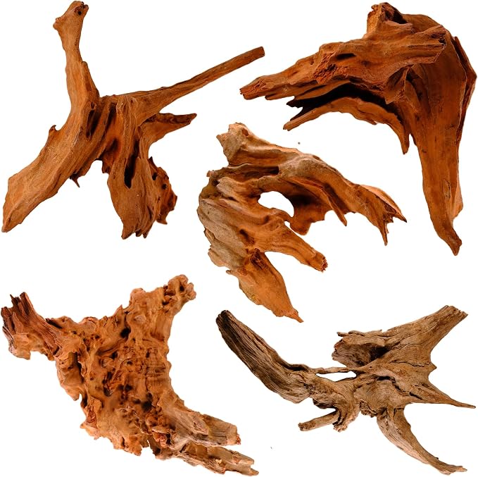 Azil Natural Driftwood 9''-12'' – Perfect Aquarium Decoration - Image 6