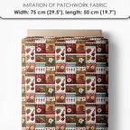 Matryoshka Patchwork Quilting Fabric Panel – 6× Blocks + Bonus Patchwork Sheet - Image 7