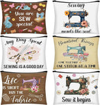Reginary 6 Pcs Sewing Gifts for Women Quilter Sewing Cosmetic Bags Quilting by Reginary