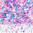 3900+ Pcs Rhinestones and Pearls Kit, 2-10mm Flatback Gems by ShowNow