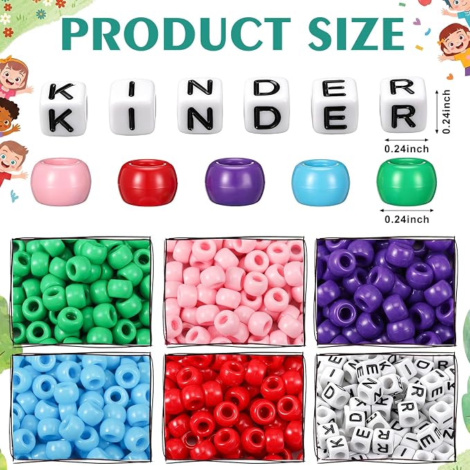 Tondiamo 24 Sets Kinder Back to School Gifts Friendship Bracelet Making Kit - Image 3