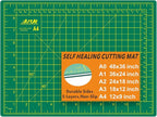ArtAt Self Healing Cutting Mat: 9"x12" Non-Slip PVC Double Sided 5-Ply A4 Art - Image 7