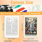 Mandun 3 Pack Tarot Paint by Numbers Kit - Image 2