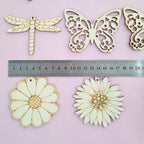 48PCS Unfinished Wood Insect Cutouts - Image 2