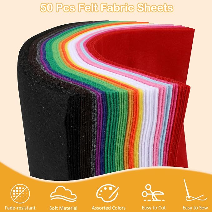 Thin Felt Fabric Sheets - Image 3