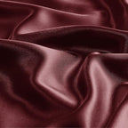 BEDELITE Satin Pillowcase with Zipper, Burgundy King Size Pillow Cases Set of 2 - Image 3