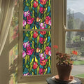funlife Original Hand-Drawn Faux Stained Glass Window Film, Double-Sided Static by funlife