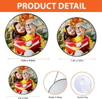 LOVELYPOD Personalized Grandma Stained Glass Sun Catcher, Photo Family Portrait - Image 6