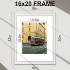 Vittanly 16x20 Picture Frames Set of 2, Ornate Vintage Photo Frame - Image 7