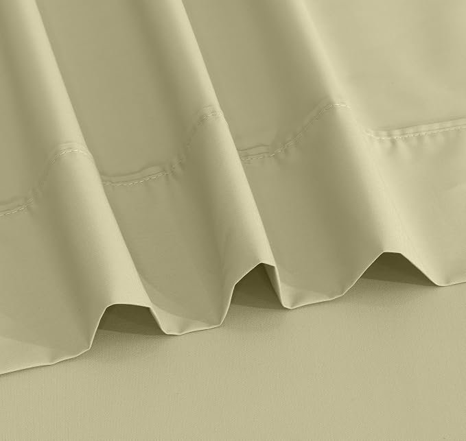 RUVANTI 100% Cotton Sheets – Twin XL Size Percale Bedding, Cooling & Breathable - Image 8
