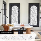 ADD.HERES Window Privacy Film, Colorful Floral Window Stickers, Removable DIY - Image 4