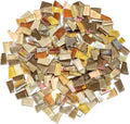 Teal Mixed Irregular Mosaic Glass Mosaic Tiles Pieces, 300 Grams Mosaic DIY Set by ZWCTmosaicdiy