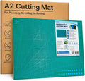 Self Healing Cutting Mat A2, 24 x 18 inch Green, Craft Cutting Board by SiiRo