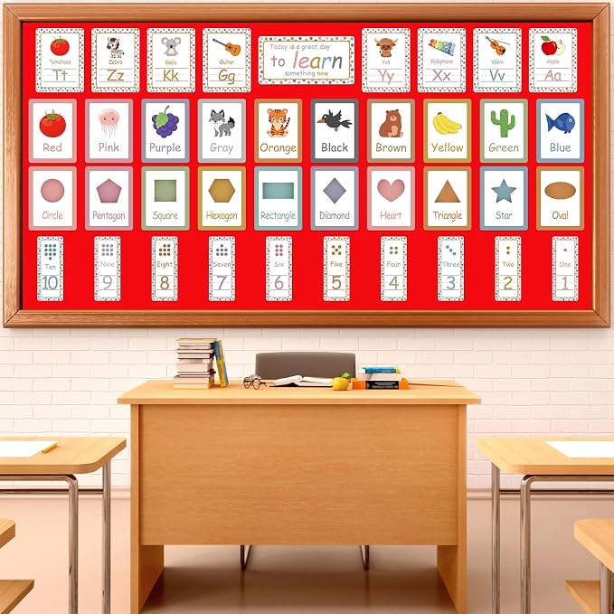 Qyeahkj 17.7in x 20ft Bulletin Board Paper Roll Bulletin Board Background Paper - Image 3
