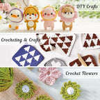 INSCRAFT 113 Piece Crochet Kit - Image 8