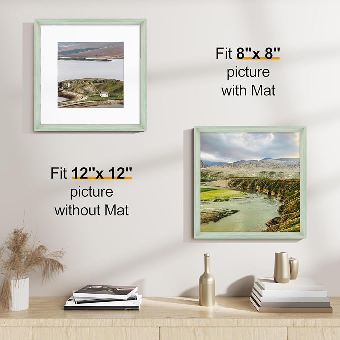 Vittanly 12x12 Picture Frames Set of 2, Ornate Vintage Photo Frame - Image 4