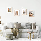 8x10 Picture Frame, OAK Wood Photo Frame 5x7 - Image 6
