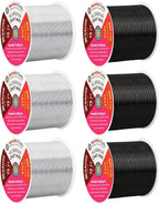 Mandala Crafts 20 Gauge Silver Tone Black Anodized Aluminum Craft Wire | 450 FT by MandalaCrafts