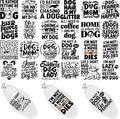 48PCS UV DTF Stickers Dog Quotes Transfer Sticker by CHNVICK