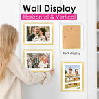 FIXSMITH A4 Picture Frame Set of 2, Display Pictures 6x8 - Image 5