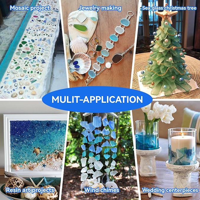 Keedolla 15 Oz Tumbled Sea Glass Decor - Image 5