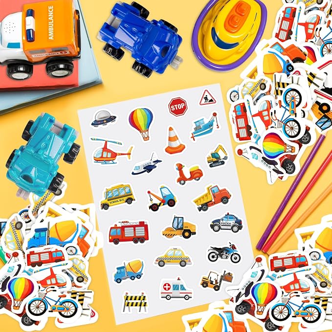 300Pcs Transportation Foam Stickers, Self-Adhesive Truck Cartransportation - Image 4