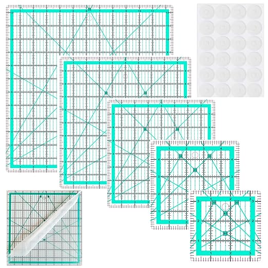 5 Quilting Rulers, Square Quilting Rulers | Square Rulers, Quilting Squares by BUZHIFF