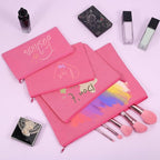 12 Pieces Cotton Canvas Makeup Bag, Blank DIY Craft Bag - Image 3