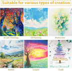 ESRICH Canvases for Painting 8x10, 160 Pack Canvas Boards for Painting Cotton - Image 4