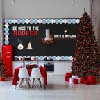 69 Feet Winter Snowflake Bulletin Board Borders, Shine Scalloped Borders - Image 5