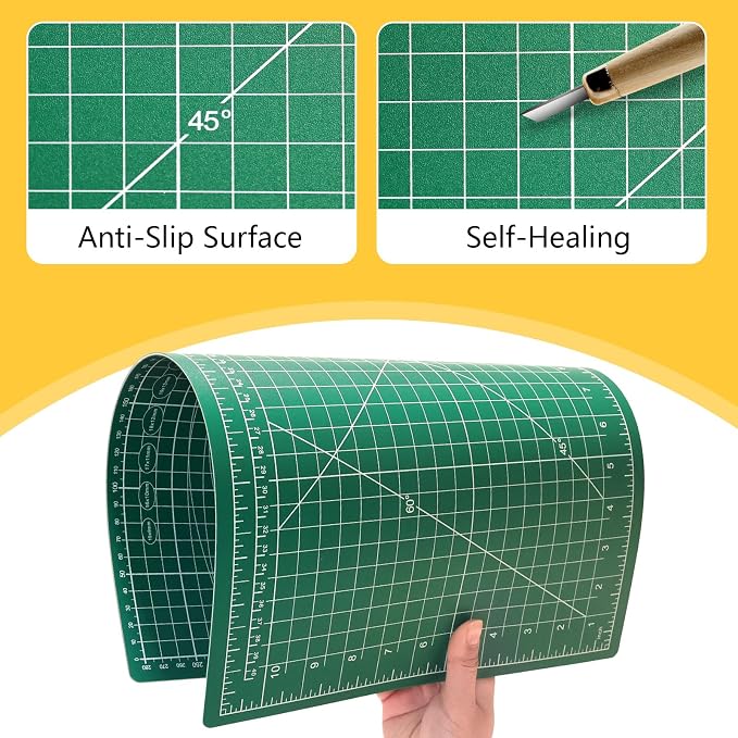 5 Packs Self Healing Cutting Mat Bulk 12"x18" Rotary Cutting Sewing Mats A3 | - Image 5