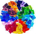 Colorful Stained Glass Scraps, Transparent Glass Mosaic Tiles by PALJOLLY