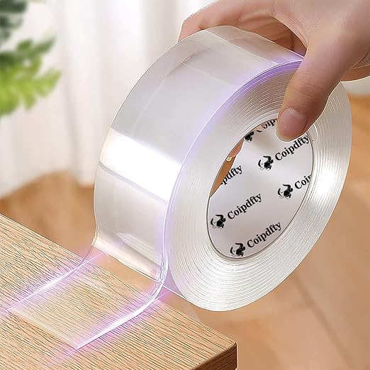 Double Sided Tape Heavy Duty for Wall Decor No Damage to Paint, Nano Two Sided - Image 4