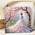 hkejoi Woman Paint by Numbers Kit - Image 2