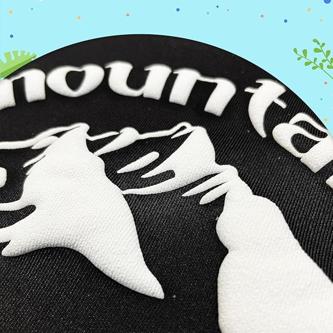 White 3D Puff Heat Transfer Vinyl 10 Inch * 6 Foot Puff - Image 3