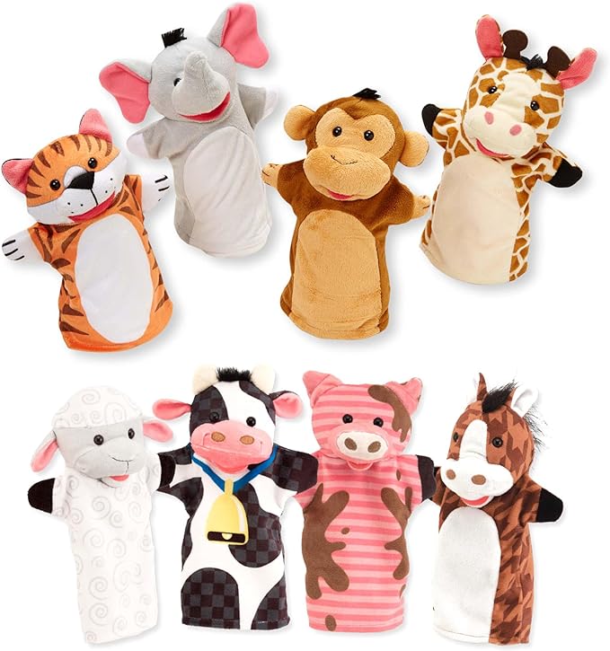 Melissa & Doug Animal Hand Puppets by Unknown