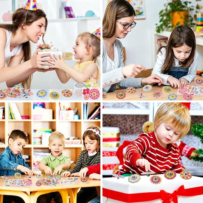 LOMIMOS 3D Cartoon Puzzle for Kids, 30 Pieces 3D Jigsaw Gyroscope Montessori - Image 4