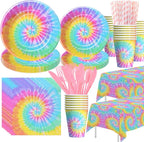 Tie Dye Party Decorations Tableware by Xenorik