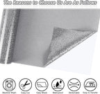 ​TORC Silver Glitter HTV Silver Heat Transfer Vinyl HTV Rolls - Image 2