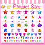 2078PCS Gem Stickers Large Rhinestone Stickers Self Adhesive Acrylic Gems DIY - Image 2