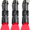 Honoson Red Light Flashlight LED Single Mode Torch 1 Mode Scalable Red Lens by Honoson