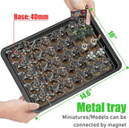 Miniatures Storage Case Miniatures Transport Case Aluminum Alloy Frame - Image 3