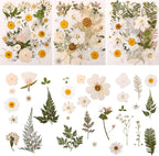 110+PCS Pressed Flowers for Resin, Colorful-i | Real Dried Flower Leaves - Image 2