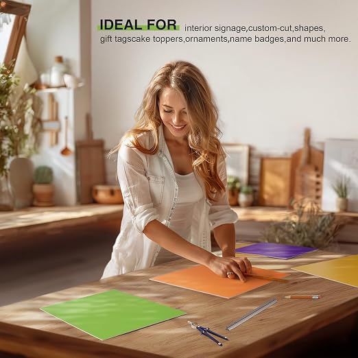 7 Pack Colored Plywood Sheets, Rolling Paint Process - Image 6