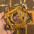 100 Pcs Vintage Frame Stickers Metallic | Scrapbooking Stickers by JUNKJWBZ%7CPeelStickInspir