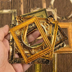 100 Pcs Vintage Frame Stickers Metallic | Scrapbooking Stickers by JUNKJWBZ%7CPeelStickInspir